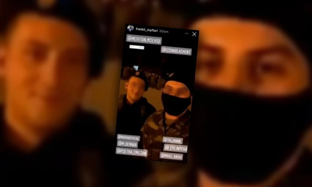 Ιδού ο Αλβανός πρωταγωνιστής του βίντεο με τα παραγγέλματα σε Έλληνες στρατιώτες